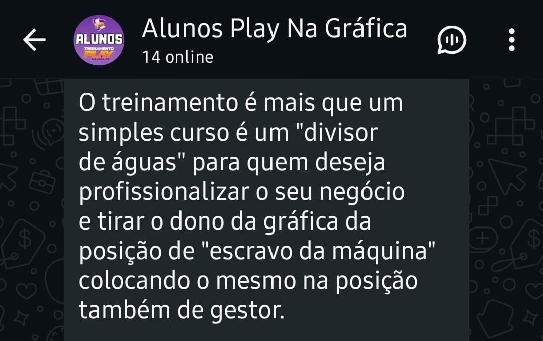 Depoimento aluno - divisor de águas